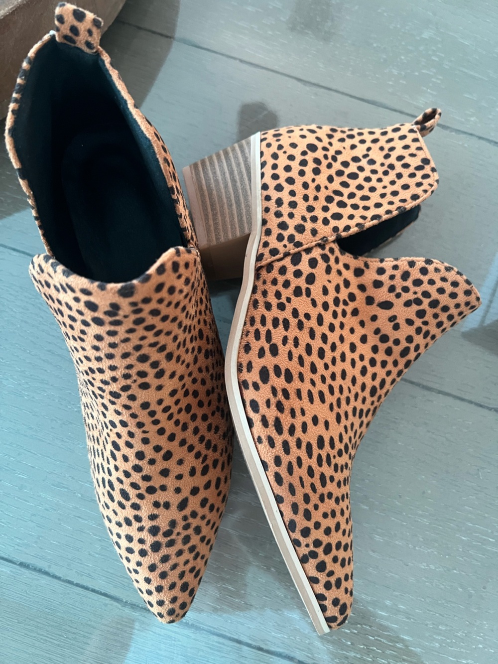 Leopard Booties